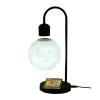 Lampa de Veghe, Luna care Leviteaza si Incarcator Wireless VENTLEX, Control tactil ON/OFF, Sursa de Lumina LED Magnetica, Negru