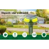 Aparat cu Ultrasunete / Vibratii Anti cartite, soareci de pamant, soareci de camp, serpi, popandai si alti daunatori de pamant, Incarcare solara, Acoperire 360°,  Impermeabil IP66, Verde