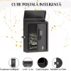 Cutie Postala Metalica Smart VENTLEX de exterior / interior, 4 moduri de deblocare, Cheie, OTP, Apicatie, Wi-Fi, 370x260x100mm, Negru