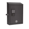 Cutie Postala Metalica Smart VENTLEX de exterior / interior, 4 moduri de deblocare, Cheie, OTP, Apicatie, Wi-Fi, 370x260x100mm, Negru